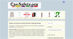 Desktop Screenshot of car-safety.org