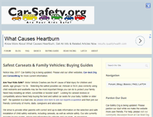 Tablet Screenshot of car-safety.org